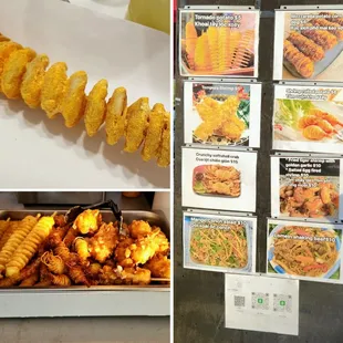 The tornado potato was yummy.