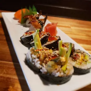 New Mexico Maki Unagi Nigiri Salmon Nigiri
