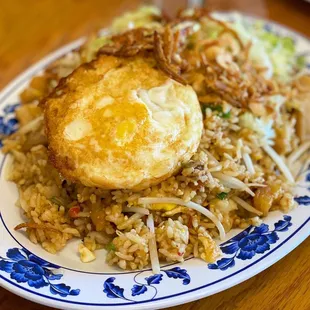 Salted fish fried rice + chicken