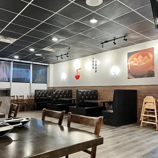 Inside seating area
