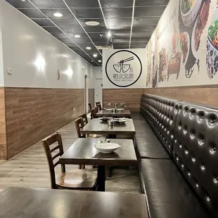 the interior of the restaurant