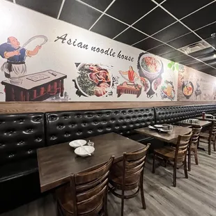 Inside seating area