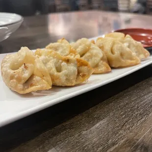 Fried pork dumplings
