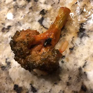 Fly in Sesame Chicken broccoli
