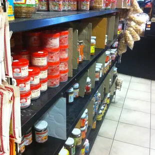 An assortment of south east asian ingredients, such as shrimp paste