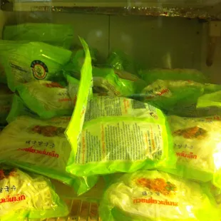 Noodles sold in the fridge