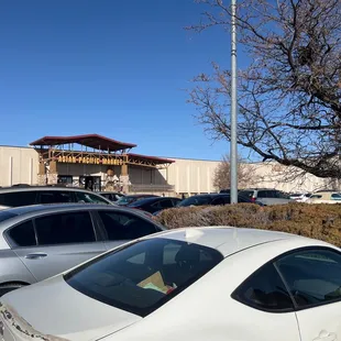 cars parked in a parking lot