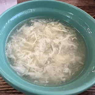 Egg drop soup!! Yummy