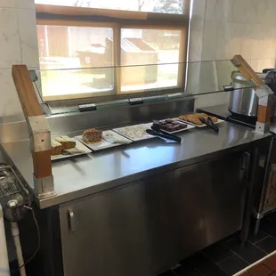 Buffet table