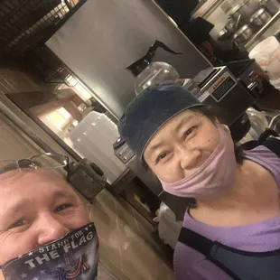 The owner Kim and myself