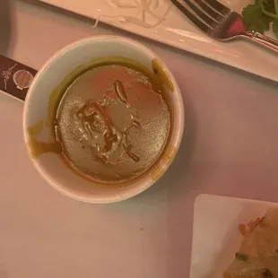 Curry sauce that came with scallion pancake