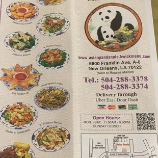 Menu front March 2023