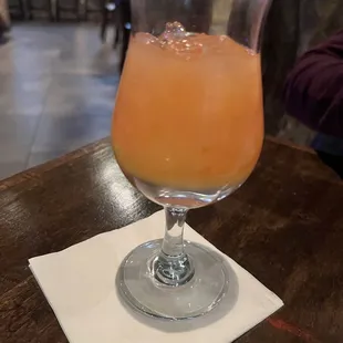 Peach cocktail