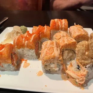 Paradise Roll &amp; possibly the red head roll (can't remember)