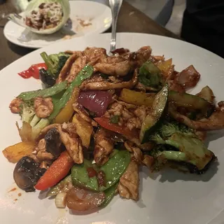 Steamed Mixed Vegetables with Chicken