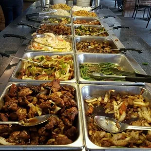 Main buffet bar