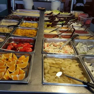 Salad and fruit bar