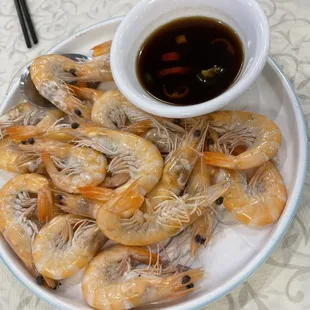 Greasy Back Shrimp at Asian Pearl Kitchen in the Pacific East Mall in Richmond.