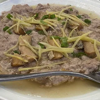 Steamed Pork Patty with Salted Fish