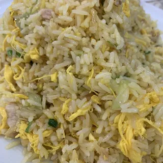 Chicken with Salt Fish Fried Rice