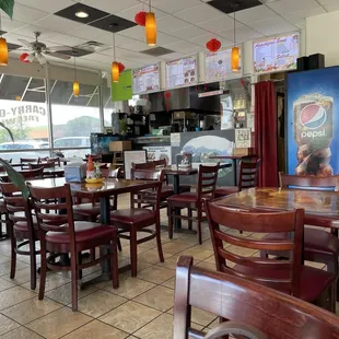 Order counter and Dining area