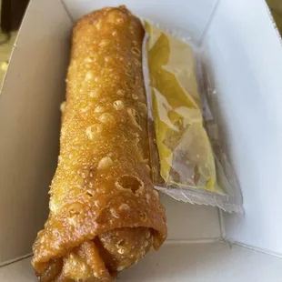 Egg roll with lunch