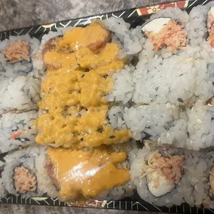 food, sushi and sashimi, sushi, sashimi