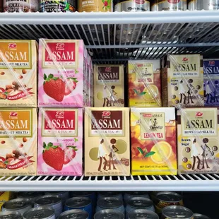 a variety of food items