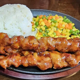 Pork BBQ Skewers