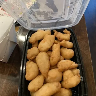 Chicken for the sweet and sour chicken