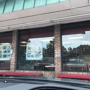 Outside storefront