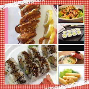 sushi and sashimi