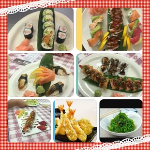 sushi and sashimi