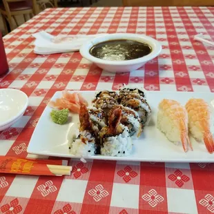 Shrimp Tempura Roll and Epi