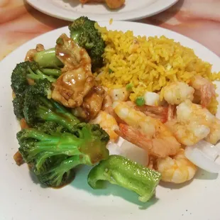 shrimp and broccoli