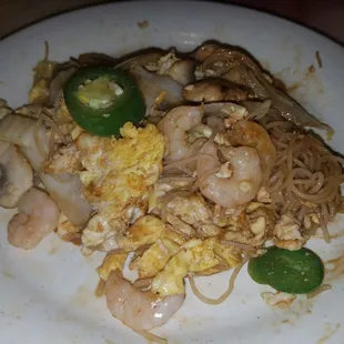 Hibachi was decent and flavorful