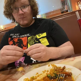 The face you make when the food hits you like a semi going 90 in a 70 down 69