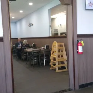 One of the many rooms for dining in.