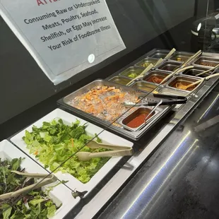 interior, salads