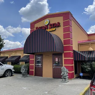 Front of the restaurant.