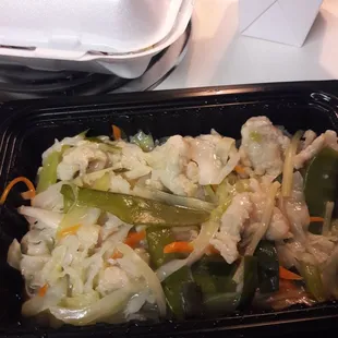 They said this is Chow Mein. But as you can see it's NOT. Just a bunch of cabbage &amp; vegetables with chicken. VERY disappointing.