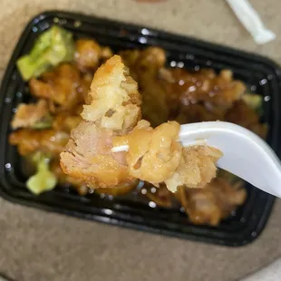 Doesn't taste or look like meat all fat.