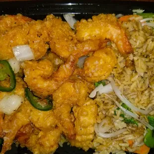 Salt and pepper shrimp