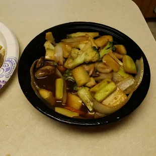 Hibachi Veggies. Very good.