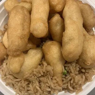 Sweet sour chicken