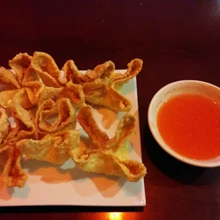 Krab Rangoon appetizer