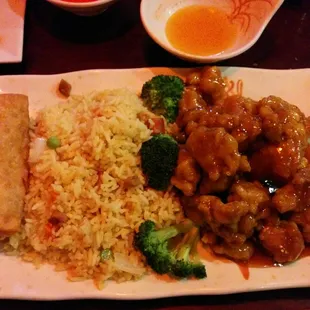 General Tso's dinner special