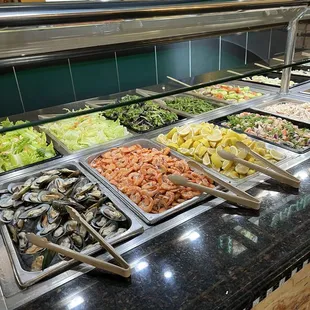 interior, salads