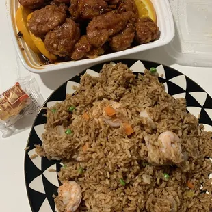 Shrimp friedrice