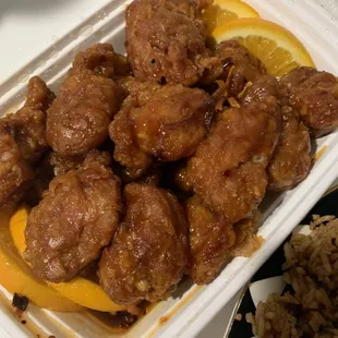 Orange chicken